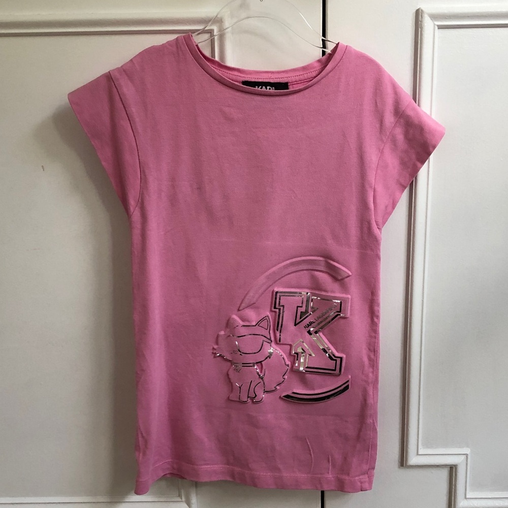 Karl Lagerfeld Pink Graphic Dress